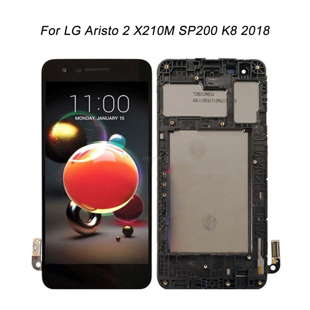 Original Para Lg Q7 X210 X210ds Lcd Screen Display Toque Digitador Assembléia Com Quadro Ou Lg - Foto 7