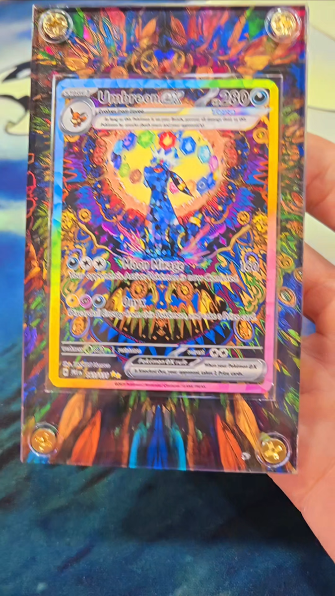 Pokemon Umbreon EX SIR 161/131 Prismatic Evolutions Custom Pokemon Umbreon EX SIR 161/131 Prismatic Evolutions Custom