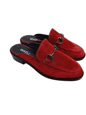 Vaneli Womens Mules Size 7 M Suede Burgundy Slip On Shoes Clog Classic  NEW Mod