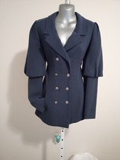 Chloe Bergdorf Goodman Signature Buttons Puff Sleeve Vintage Blazer/jacket Sz 42