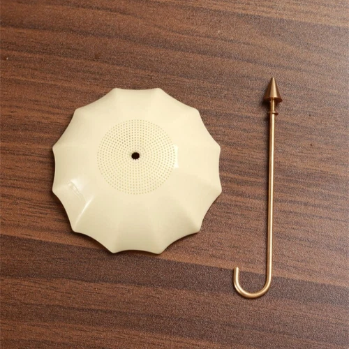 Creative Filter Net Porcelain Umbrella Design Ceramic Strainer To Filter Tea New - Picture 3 of 20