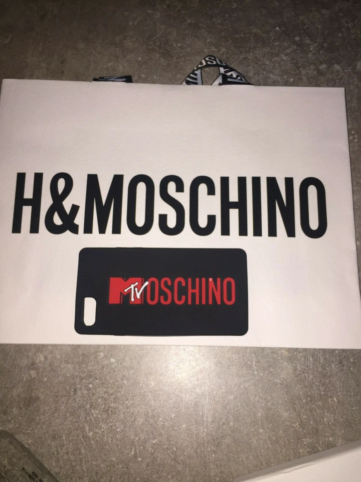 🔥 Nueva Funda Exclusiva H&MOSCHINO MTV Negra Roja Silicona iPhone 6/6s/7 🔥 Foto 2 de 4