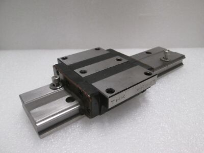 THK, HRW27, Linear Bearing  Guide Block w/ Guide Rail, Used