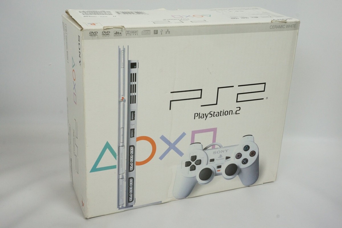 PlayStation2 - velhartSONY PlayStation2 SCPH-75000CW PS2 Slim Console Silver SCPH-75000 SSS Only for NTSC-J