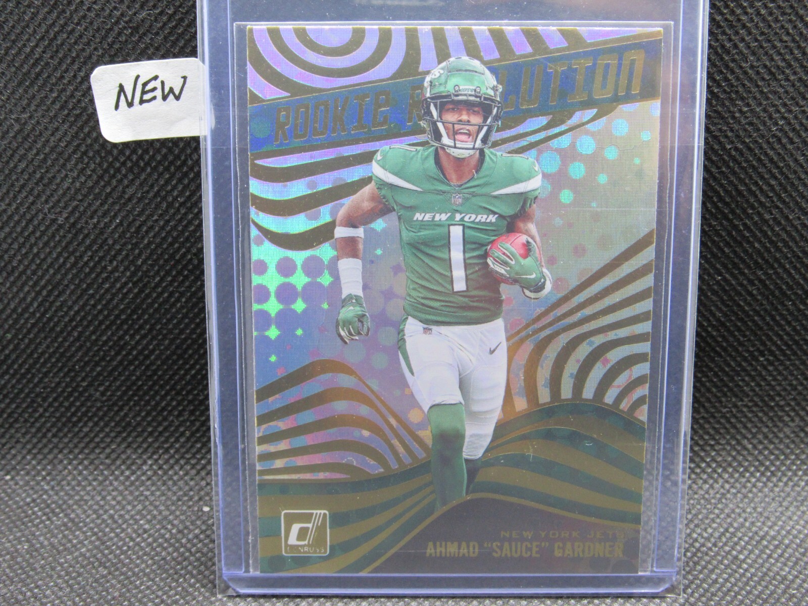 2022 AHMAD SAUCE GARDNER DONRUSS ROOKIE REVOLUTION ROOKIE CARD JETS