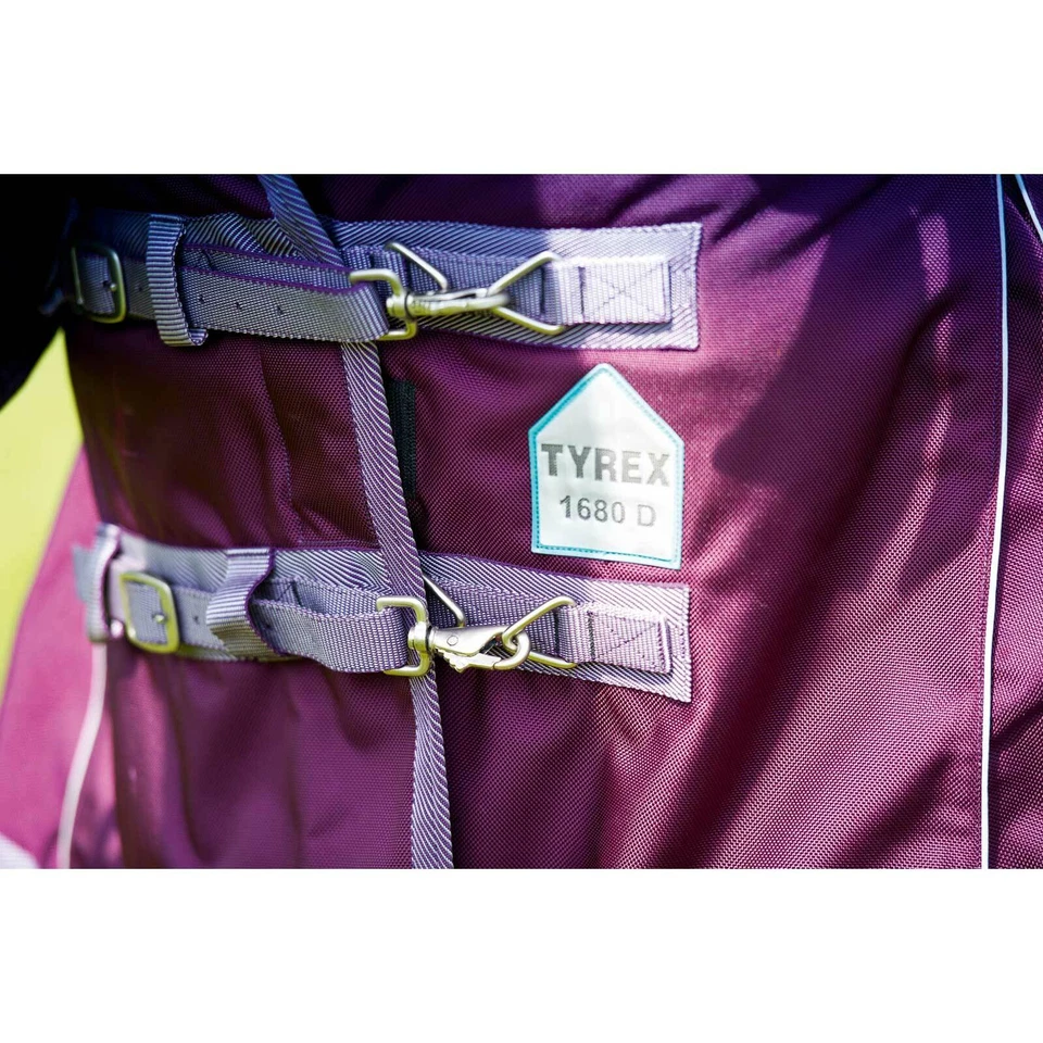 Wasserdichte „Tyrex 1680 D Style“ Pferdedecke, Paddockdecke ohne Polyfill - Bild 3 von 4
