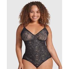 Leonisa Medium Control Underwired Lace Shapewear Bodysuit "PICK YOUR SIZE"
