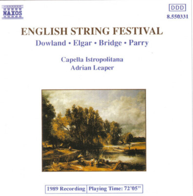 CD Dowland / Elgar / Bridge / Parry English String Festival Naxos