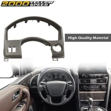 Fit For Titan Armada 04-06 Instrument Cluster Dash Panel Gauge Cover Bezel Trim