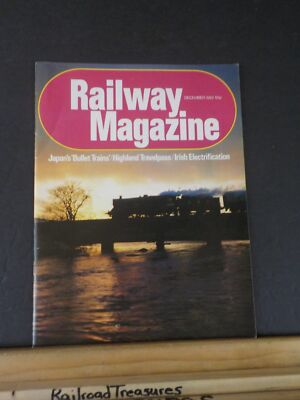 Railway Magazine 1982 December Japan Bullet trains Highland travelpass Irish Ele