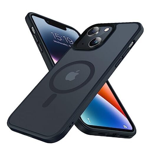 Magnetic Case for iPhone 15 Case/iPhone 14 iPhone 15 / 14 / 13 Black-image