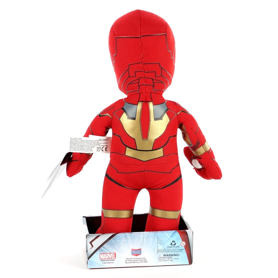 Peluche Marvel Avengers Iron Man 10" Robert Downey Jr. Bleacher Creatures 2015 Foto 4 de 4
