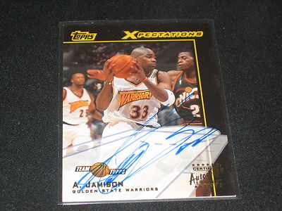 ANTWAN JAMISON WARRIORS SIGNED AUTOGRAPHED CERTIFIED AUTHENTIC 