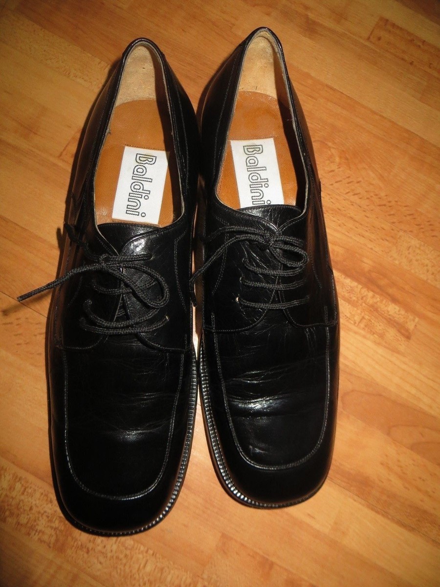 BALDINI MEN DRESS SHOES Baldini Made In Italy Mens Black Calf Leather Oxford Dress  main image 4