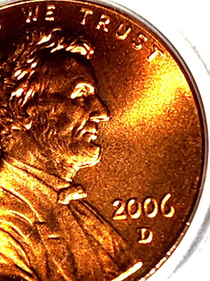 2006-D SATIN FINISH LINCOLN MEMORIAL CENT PENNY PCGS MS69RD - Image 3 of 4