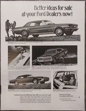 Original 1967 Ford AD: 1968 ideas at 1967 prices !