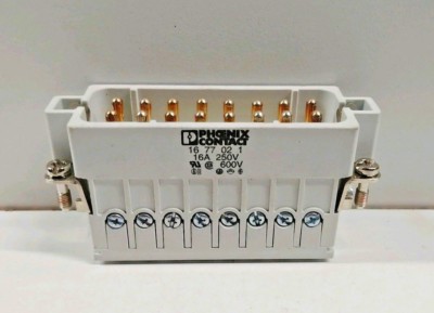 NEW OLD STOCK! PHOENIX CONTACT HEAVYCON MALE INSERT HC-A-16-ESTS / 1677021