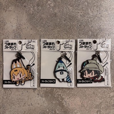 Kemono Friends Tsumamare Strap Set Of 3 Japan Anime