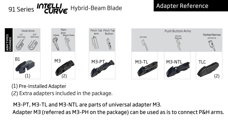 Escobilla limpiaparabrisas convertible Clearplus 91211 Foto 4 de 4