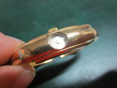 Alte Damen Spangen Uhr Camy Schweiz Genf vergoldet 17 Jewels analog 7.12.1962 - Bild 1 von 4