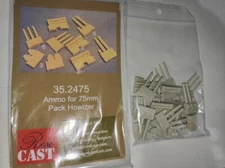 Resicast 1/35 75mm Pack Howitzer M1 Ammo & Containers