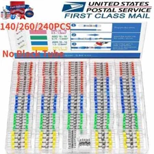 340/160PCS Waterproof Solder Stick Seal Sleeve Heat Shrink Butt Wire Connectors