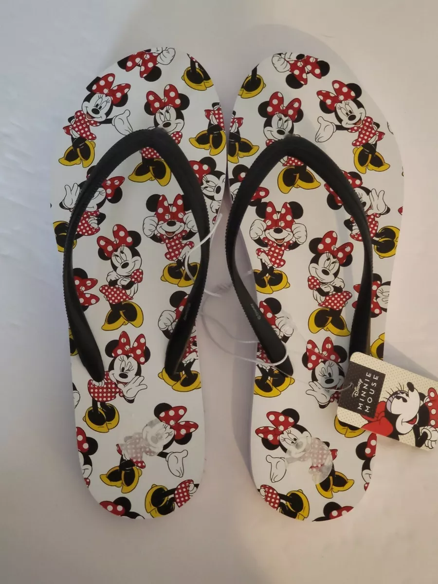 Flip flops minnie mouse top
