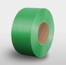 1 Rolle 3000m PP-Umreifungsband gr&uuml;n 12mm x 0,55mm - 200mm Kern 0,01&euro;/Meter