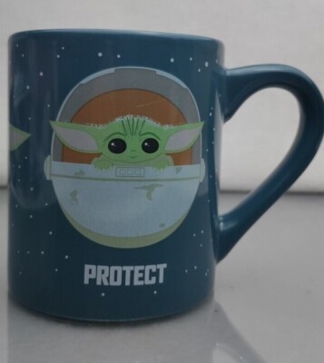 Baby Yoda ''Snack, Attack, Protect'' 12oz Mug Coffee