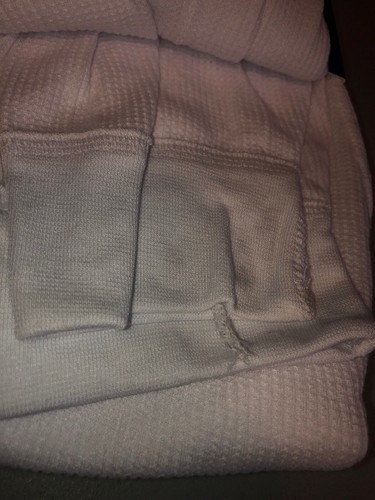 New-Fruit Of The Loom XXL/2X (20) White Waffle Thermal Pants Soft elastic C24 - Picture 7 of 12