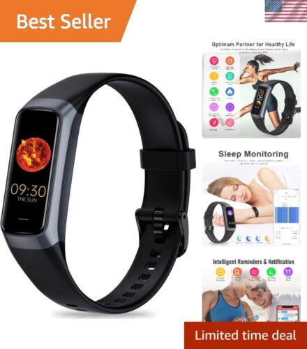 Stylish Health Tracker: Heart Rate, Sleep Quality & Activity Monitor for All