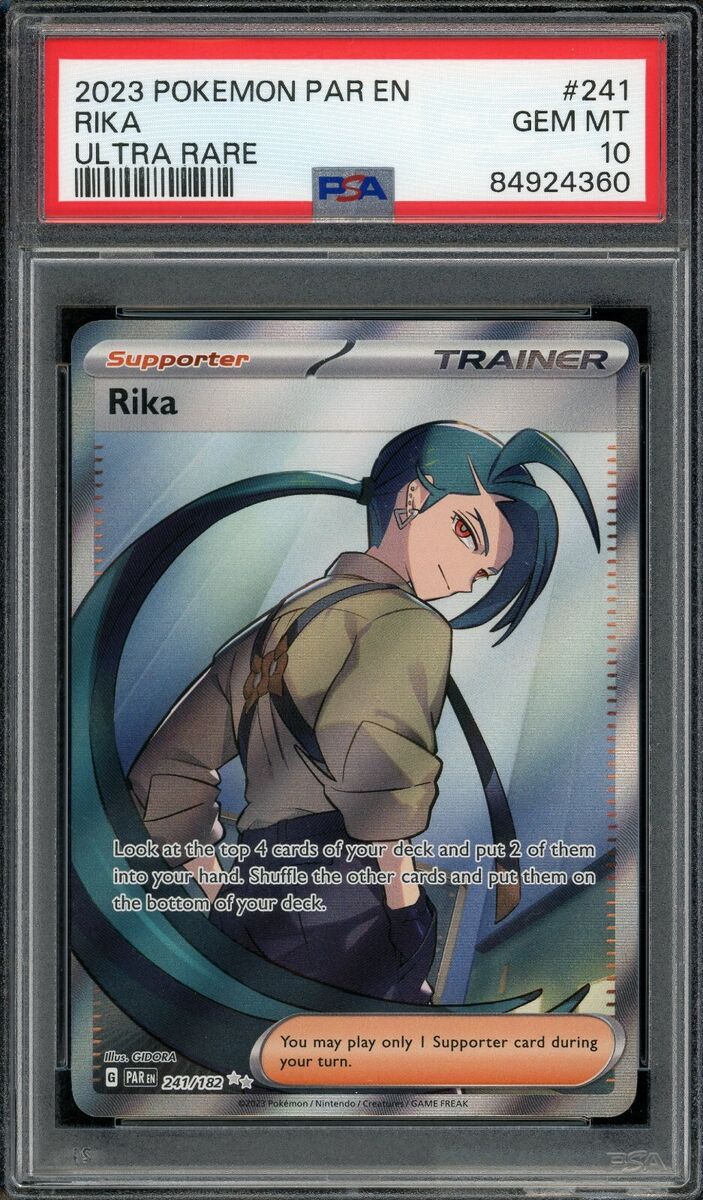 2023 PSA 10 Pokemon Paradox Rift Rika Full Art 241/182 card 2023 PSA 10 Pokemon Paradox Rift Rika Full Art 241/182 card