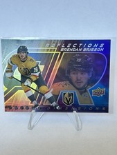 2024-25 UD Extended Rookie Reflections #RR-11 Brendan Brisson - Golden Knights.