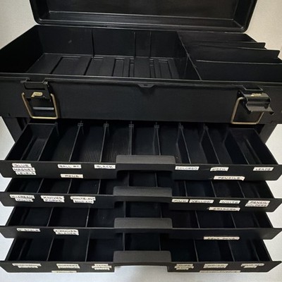 Vintage Plano Phantom Pro Tackle Box - Fishing -Tool Box Large