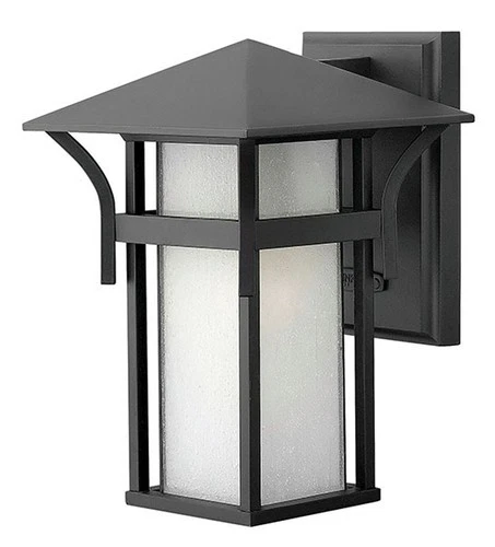 Hinkley Lighting 2570 10.5"H 1 Light Lantern Outdoor Wall Sconce - Black - Picture 1 of 4
