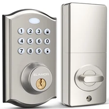 Keyless Entry Door Lock - Electronic Door Lock with Keypad, Smart Deadbolt Lo...