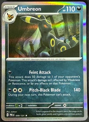 Umbreon Holo Rare SV: Prismatic Evolutions 059/131 NM