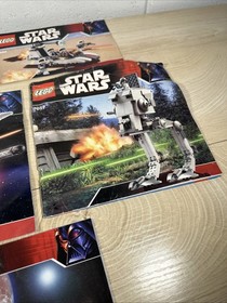 Lego Star Wars vintage Instruction Manuals only Lot 7667 7668 7660 7657 7656