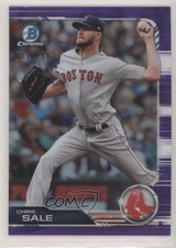 2019 Bowman Chrome Purple Refractor 31/250 Chris Sale #85 6h5