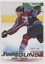 2019-20 Upper Deck Conor Timmins #203 UD Exclusives Young Guns 044/100 Rookie 