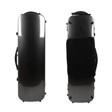 Carbon Fiber Violin Case 4/4 Full Size Hard with Music Sheet Bag and Backstrap