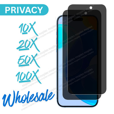 Lot Privacy Screen Protector Tempered Glass For i Phone 17 16 15 14 13 12 11 XR