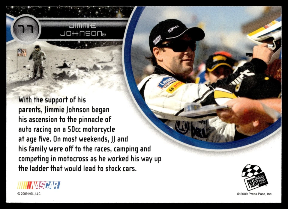 2009 Press Pass Eclipse #77 Jimmie Johnson - Image 2 of 2