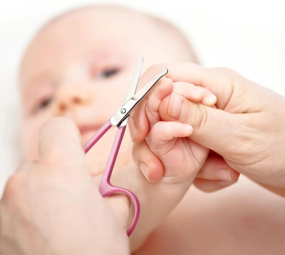 Tijeras de seguridad para uñas de bebé punta de hoja redondeada - Tijeras de seguridad para bebés y niños pequeños - Foto 2 de 4