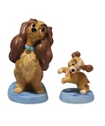 WDCC Figurine - Precocious Pup & Welcome Home (Signed), Lady and the Tramp
