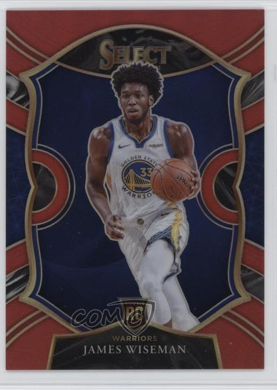 2020-21 Panini Select Concourse Red Prizm 169/199 James Wiseman #62 1ng7