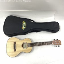 Kala KA-SSTU-T Solid Spruce Top Mahogany Travel Tenor Ukulele with Gig Bag
