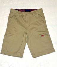 Levi's Boys' Cargo Shorts, Size 10 Regular, Tan Khaki, NWT