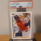 Upper Deck 1991 Michael Jordan #SP1 Short Print PSA 8 Graded White Sox Card