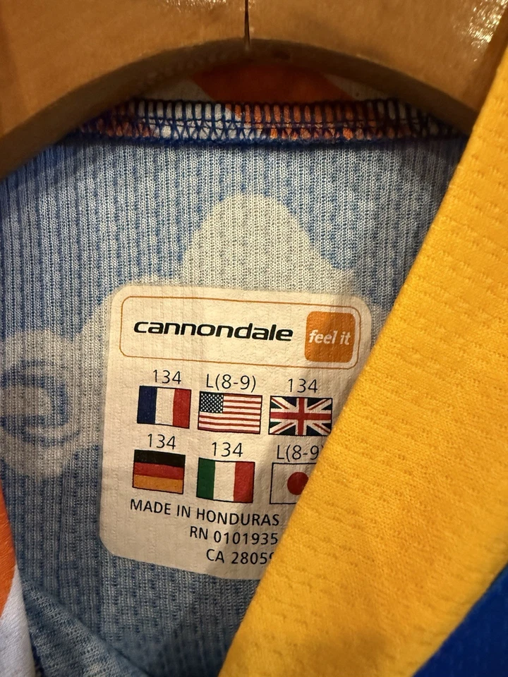 Camisa de ciclismo Cannondale construcción AOP excavadora camión de volteo juvenil grande 8-9 Foto 2 de 3